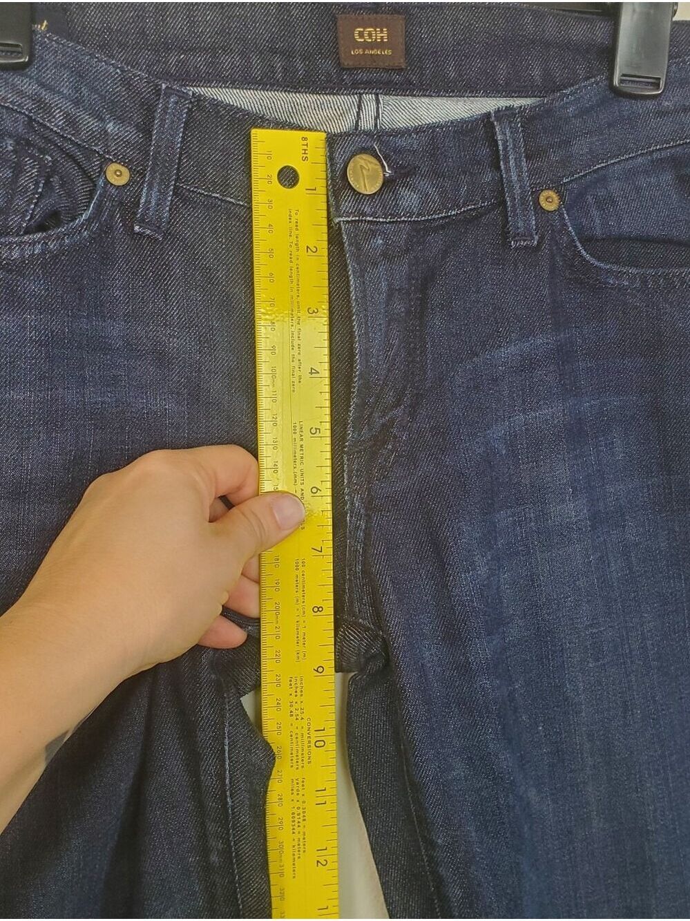 Citizens Of Humanity Dita Dark Blue Women Petite Bootcut Jeans Size 32 Petite - Picture 7 of 14